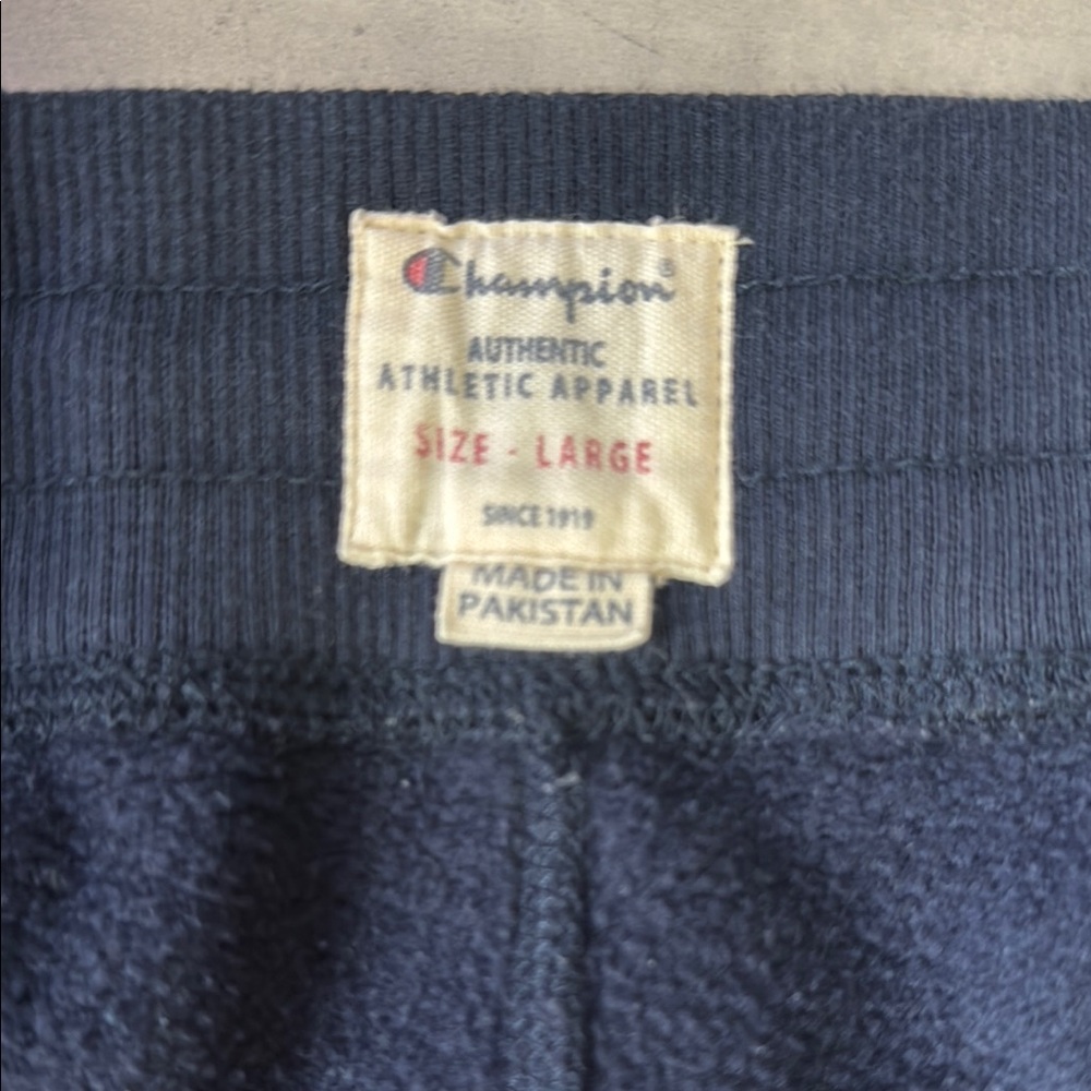 Champion Navy Joggers with Logo - Picture 2 of 2